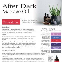 After Dark Massage - Passion and Lust