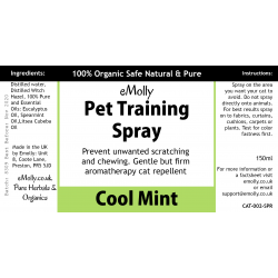 Pet Training Spray - Mint