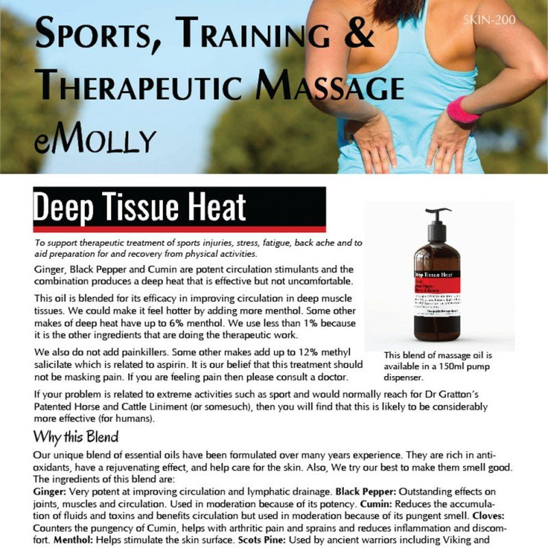 Sports Massage - Deep Heat