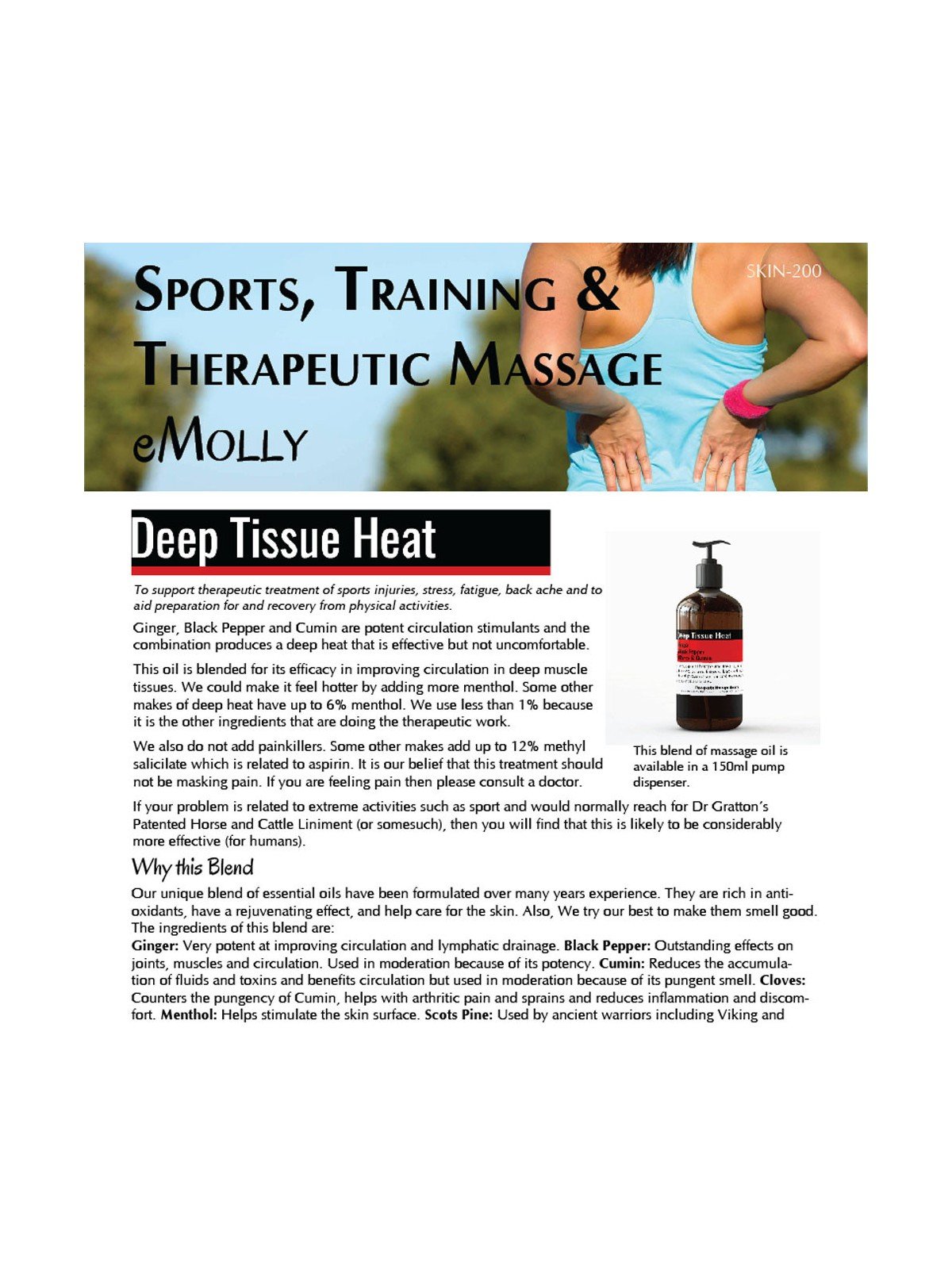 Sports Massage - Deep Heat