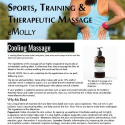 Sports Massage - Cooling Massage